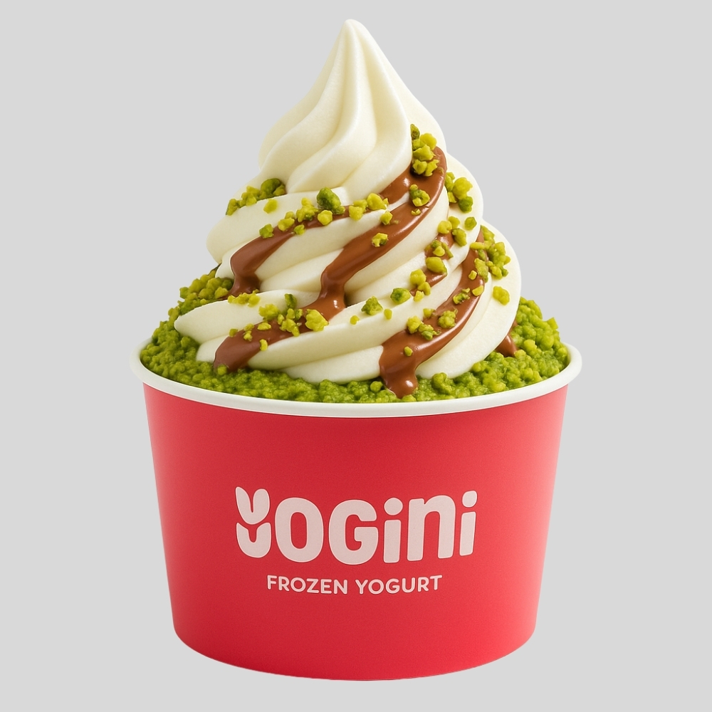 Yo'Dubai frozen yogurt kasesi
